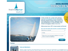 Tablet Screenshot of nautica.treinodemar.com